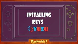 Nintendo Switch Yuzu Emulator - Installing Keys