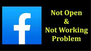 How To Fix Facebook Not Open Problem Android & Ios || How To Fix Facebook Not Working Problem