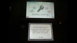 Nintendo 3DS Update Error 5.0.0-11 - Breaks Nintendo Eshop/System Settings UPDATE: Fix found