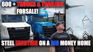 Trucks, Trailers, & Site Jobs Installed With Crane! Ch #061