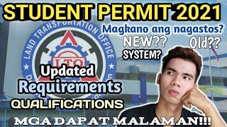 STUDENT PERMIT APPLICATION 2021 | UPDATED REQUIREMENTS & QUALIFICATIONS | MAGKANO ANG GASTOS? | LTO
