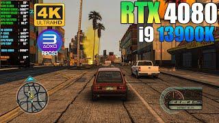 Midnight Club Los Angeles | RPCS3 4K | RTX 4080 16GB | i9 13900K 5.8GHz | PC Performance Test (2024)