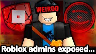 Roblox admin gets caught making weird avatars... (Roblox Drama)