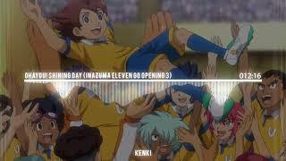 All Openings Inazuma Eleven [GO/Chrono Stone/Galaxy/Ares/Orion]