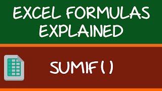 SUMIF Formula in Excel