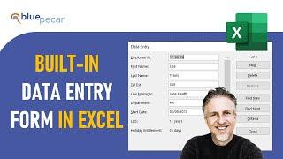 Create a Data Entry Form in Excel Without VBA - No Coding Required