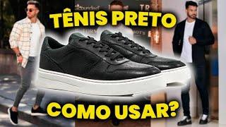 Como Usar TÊNIS PRETO com PRESENÇA? 14 ideias de LOOKS MASCULINOS com esse Estilo de Sneaker