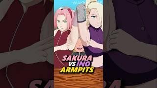 Sexiest Armpits between Sakura and Ino? #shorts