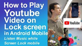 How to play YouTube video on lock screen in android mobile | Play YouTube videos in background