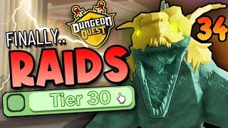 FINALLY TIER 30! Ep.34 | Noob To Godly Dungeon Quest [Roblox]