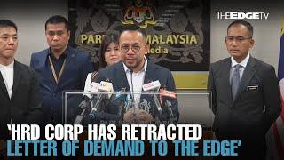 NEWS: HRD Corp has retracted letter of demand to The Edge