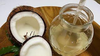 How to make Coconut oil at home // Virgin Coconut Oil 