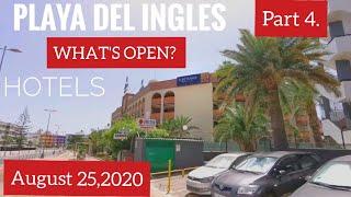Gran Canaria #124-PLAYA DEL INGLÉS - HOTELS - WHAT IS OPEN - PART 4.- 4k