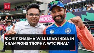 Rohit Sharma will lead India to Champions Trophy, WTC 2025 final, confirms BCCI secretary Jay Shah