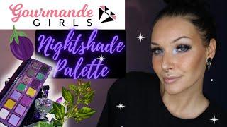 Die neue GOURMANDE GIRLS X @doodlesbythebunny NIGHTSHADE Palette im Test I Indiebrands I