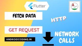 Flutter HTTP GET request method tutorial for beginners | Source in description | flutter coding