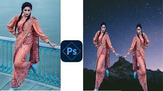 Professional way to 1minitue Photo Editing and Change Photo Background in Photoshop cs6