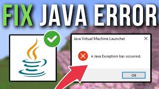 How To Fix A Java Exception Has Occurred In Windows 10/11