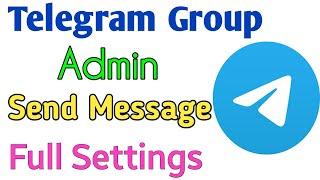 how to telegram group admin only can send message | telegram me admin only send messages settings
