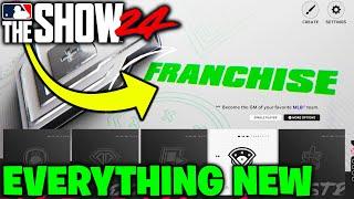 Everything New in FRANCHISE in MLB The Show 24