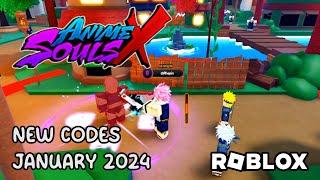 Roblox Anime Souls Simulator X -New Codes January 2024