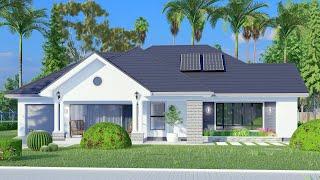 3-Bedroom House Design Idea | Interior and Exterior Animation | Bungalow house