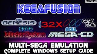 Kega Fusion Sega Multi-Emulator Full Setup Guide #kegafusion #segamegadrive #emulator