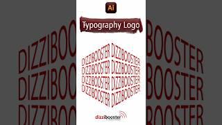 Typography Logo in Adobe Illustrator #adobetips  #adobephotoshopetutorial