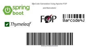 Generate PDFs with Barcodes and QR Codes in Spring Boot (Thymeleaf, Apache FOP, Barcode4J)