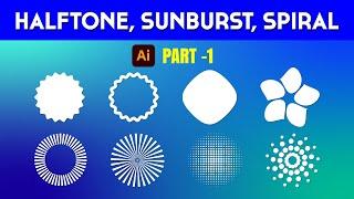 Ellipse Tool Secrets: Design Stunning Halftone, Sunburst & Spiral Patterns