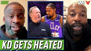 Reaction to Kevin Durant & Mike Budenholzer's sideline argument in Clippers-Suns | Draymond & Baron