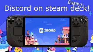 How to install discord on steam deck (easy)