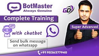 botMaster whatsapp bulk message sender | send whatsapp bulk message with chatbot