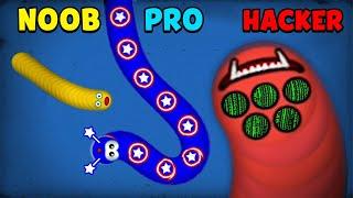 NOOB vs PRO vs HACKER - Worms Zone .io
