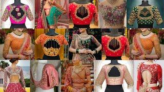 Wedding Blouse Design 2024 Photos \ 2024 Wedding Blouse Design \ New Shadi Blouse Designs\Net blouse
