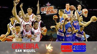 PBA Legends: Ginebra vs. Purefoods | Return of the Rivals – Feb. 17, 2019