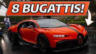 8 Bugatti Chiron's TOOK OVER Supercar Saturdays!