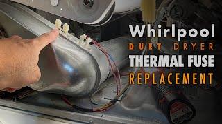 Whirlpool Duet Gas Dryer Not Heating | Thermal Fuse Replacement