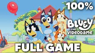 Bluey The Videogame 100% Gameplay Walkthrough (Full Game) All Stickers & Collectibles