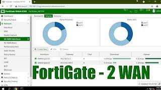 How to connect 2 Internet links to Fortigate Firewall