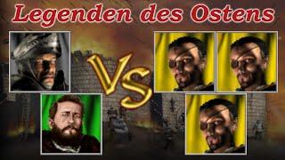 Wolf und Bär auf Schlangenjagd! | Legenden des Ostens | Stronghold Crusader - KI Kämpfe