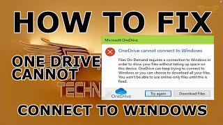 FIX: OneDrive Cannot Connect to Windows 10 | Tutorial