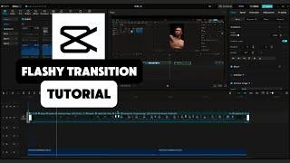 Capcut PC Tutorial | Flash + blur Transition