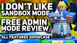 Free Sandbox Mode Review | I Don't Like It | All Features & Showcase | Roblox TDS Admin Mode Update