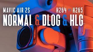 DLOG vs HLG vs Normal - Mavic Air 2S LUTs & Picture Profiles | Which Profile to Use?