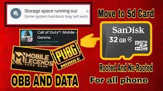 OBB and DATA Move to Sd Card ( Rooted & Non-Rooted) || Paano ilipat ang game data & obb sa sd card