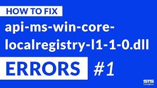 api-ms-win-core-localregistry-l1-1-0.dll Missing Error | Windows | 2020 | Fix #1