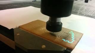 Milling gingerbread, operating directly on CNC (Jens Dyvik)