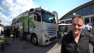 ONLY ABOUT 500.000 €! AGRICULTURAL MACHINERY MECHANIC MARTIN BUILDS 5* LUXURY MOTORHOME. FAS Actros.