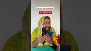 WhatsApp voice notes and parents  #comedy #malayalam #rjvjgokulraj